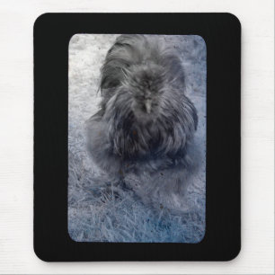 de heer Fluffy Silkie Rooster 2 Muismat