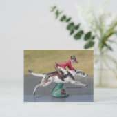 de heer Fox Cross-country Briefkaart (Staand voorkant)