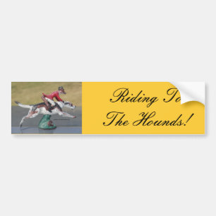 de heer Fox Cross-country Bumpersticker