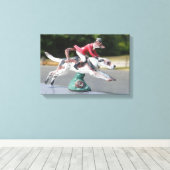 de heer Fox Foxjagings Canvas Afdruk (Insitu (Houten vloer))