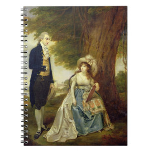 de heer Fraser, c.1785-90 (olie op canvas) Notitieboek