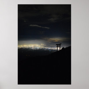 de heer Fuji Ascent Poster