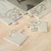 de heer G. V. Brooke als Othello en James Bennett  Legpuzzel (Zijkant)