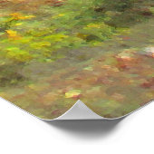 De heer Garfield in de herfst Poster (Hoek)