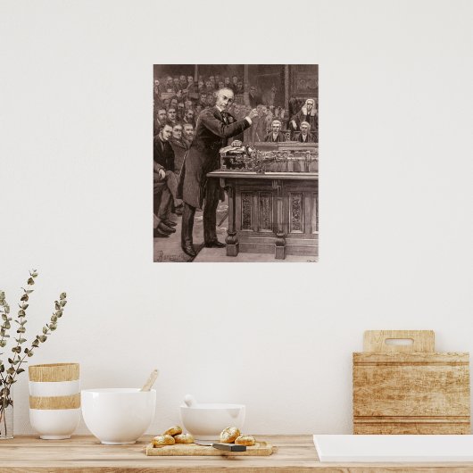 de heer Gladstone Poster (Keuken)