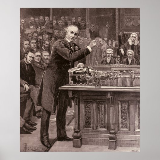 de heer Gladstone Poster (Voorkant)