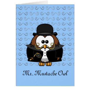 de heer Gold Mustache Owl