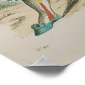 De heer Grimaldi als Clown Poster (Hoek)