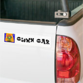 de heer Happy Clown Bumpersticker (Op Truck)