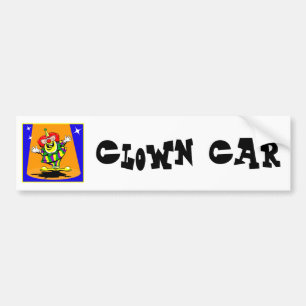 de heer Happy Clown Bumpersticker