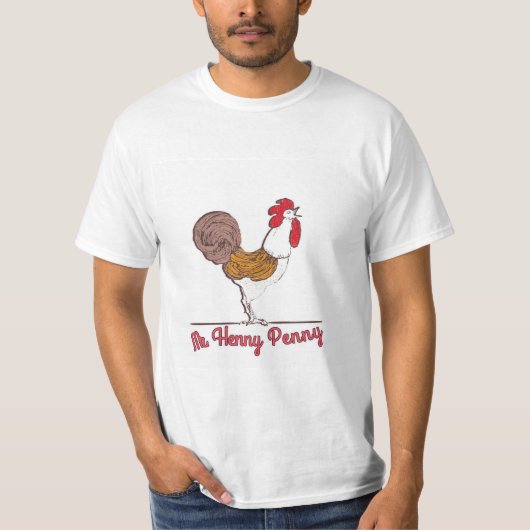 De heer Henny Penny Tshirt voor Mannen (Voorkant)