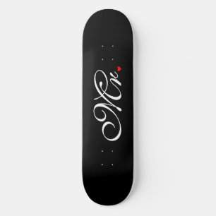 De heer Husband Groom Zijne Hers Weds Skateboard