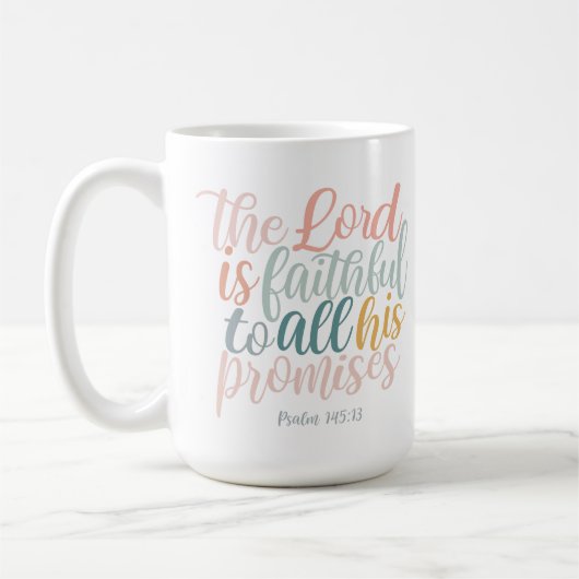 De Heer is de trouwe Christelijke Psalmen van de S Koffiemok (Links)
