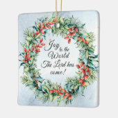 De Heer is gekomen, Kerstmis. Keramisch Ornament (Links)