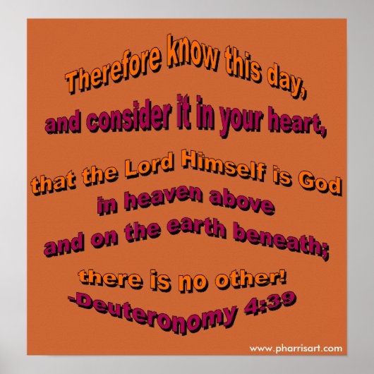 De Heer is God Poster (Voorkant)