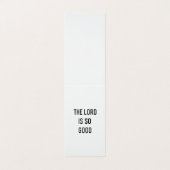 De heer is goed visitekaartjes (Buitenkant ongevouwen)