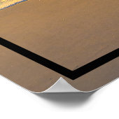 De Heer is mijn Anchor Sunset Beach Scene Poster (Hoek)