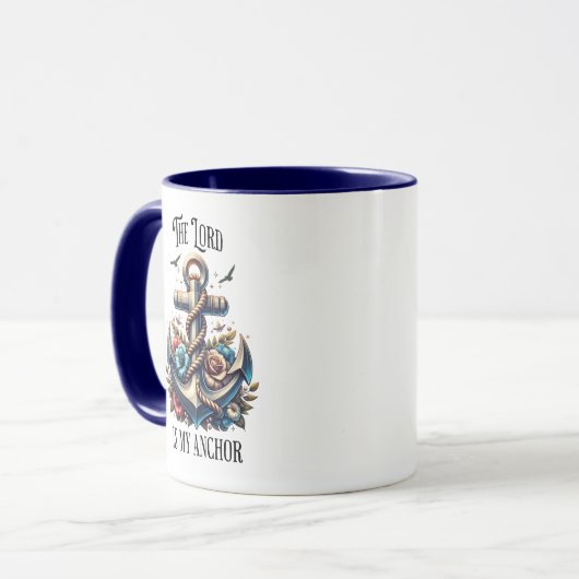 De Heer is mijn Anker Mok (Voorkant links)