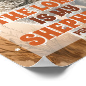 De Heer is mijn Herder Boho Christelijke Kunst voo Poster (Hoek)