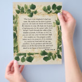 De Heer is mijn Herder Gebed Flyer (Hand)