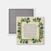 De Heer is mijn Herder Gebed Magneet (Voorkant / Achterkant)