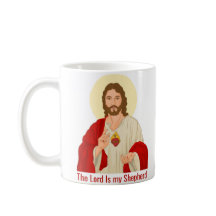 De Heer is mijn Herder Jezus geïllustreerd