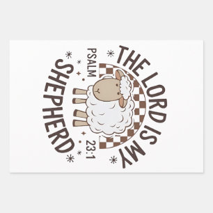 De Heer is mijn herder Jezus Thanksgiving Inpakpapier Vel