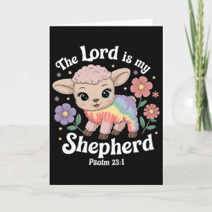 De Heer Is Mijn Herder Pasen Christelijk Geloof Bi Kaart