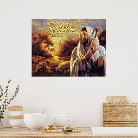 De Heer is mijn herder Print (Keuken)