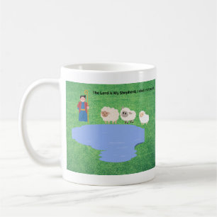 De Heer is mijn Herder Psalm 23:1 Koffiebeker Koffiemok