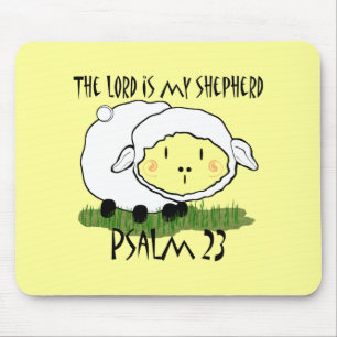 De HEER is mijn herder Psalm 23 Baby t-shirt- U Muismat