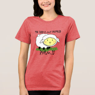 De HEER is mijn herder Psalm 23 Baby t-shirt- U Tri-Blend Shirt