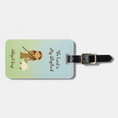 De Heer is mijn Herder Psalm 23 Bagagelabel (Voorkant horizontaal)