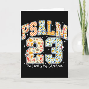 De Heer Is Mijn Herder Psalm 23 Christelijke Bijbe Kaart