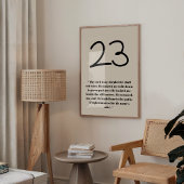 De Heer is mijn Herder Psalm 23 Poster