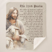 De Heer is mijn Herder (Psalm 23) Sherpa Deken (Voorkant)