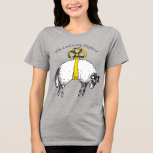 De HEER is mijn herder Psalm 23 Tri-Blend Shirt