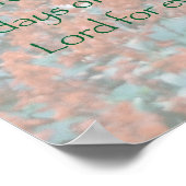 De Heer is mijn herder, Psalm 23, Versie B Poster (Hoek)