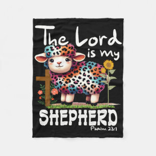 De Heer Is Mijn Herder Psalm Schattig Schaap Pasen Fleece Deken