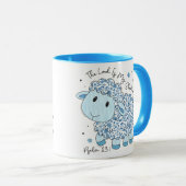 De Heer is mijn Herder - Schapenontwerp Christelij Mok (Voorkant rechts)