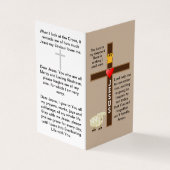 De Heer is mijn herderskaart Visitekaartjes (Buitenkant)