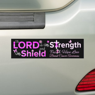 De HEER is mijn kracht Bumpersticker