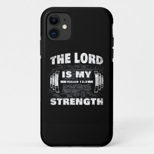 De Heer is mijn kracht Jesaja 12:2 Christelijk iPhone 11 Hoesje