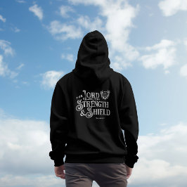 De Heer is Mijn Kracht Schriftuur Hoodie