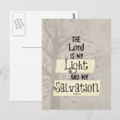 De Heer is mijn Licht en mijn Briefkaart (Voorkant / Achterkant)