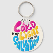 De Heer is mijn licht en mijn Sleutelhanger (Achterkant)