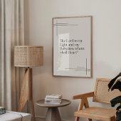 De Heer is mijn licht Psalm 27 Poster