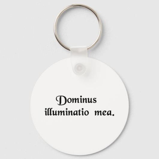 De Heer is mijn licht Sleutelhanger (Voorkant)