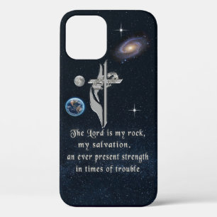 De Heer is mijn rock iPhone 12 Hoesje