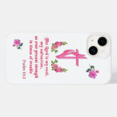 De Heer is mijn rots Case-Mate iPhone Case (Achterkant (horizontaal))